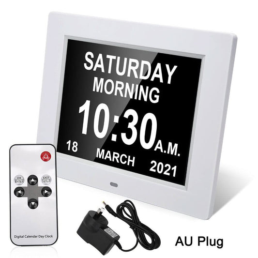 Digital Calendar Clock - 7 inch